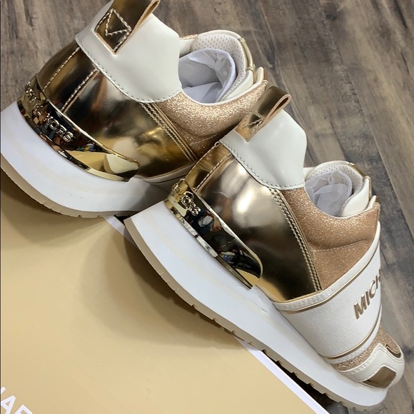 MICHAEL KORS TEDDI TRAINER PIXIE FINE GLITTER - Picture 8 of 16